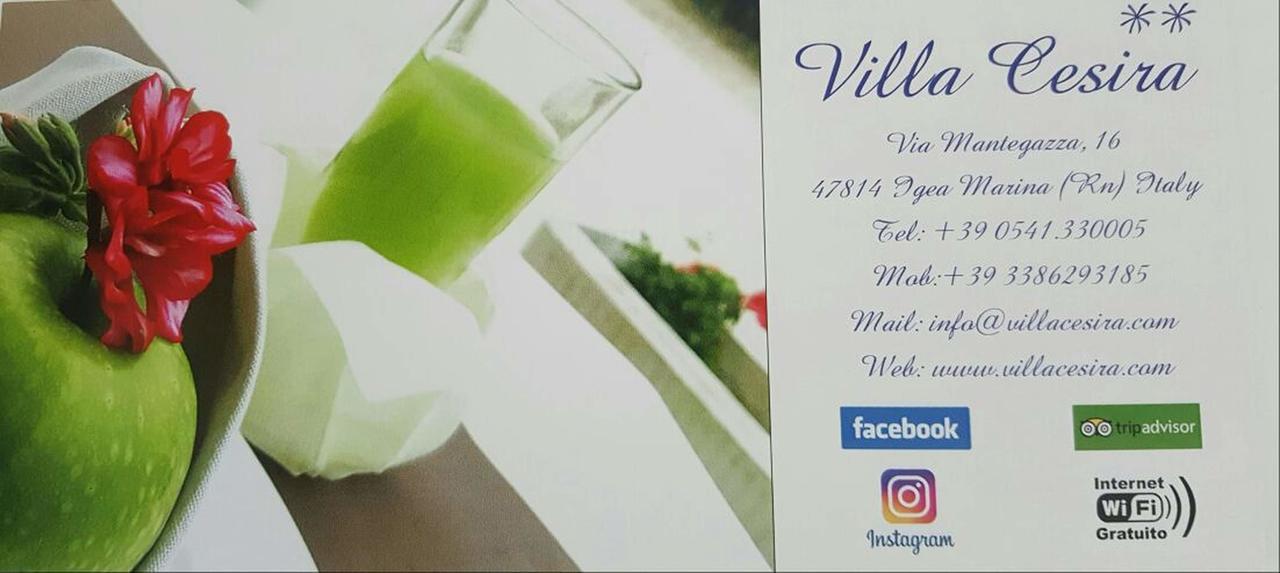 Hotel Villa Cesira Bellaria-Igea Marina Bagian luar foto